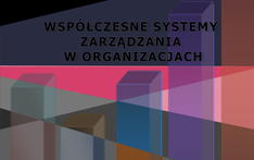 Współczesne systemy zarządzania w organizacjach. 